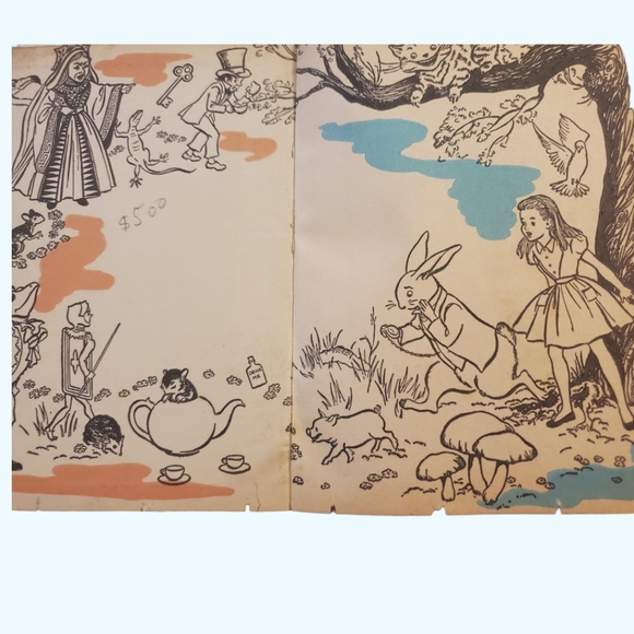 Vintage Alice in wonderland book - Picture 3 of 5